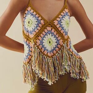 Free people crochet tank